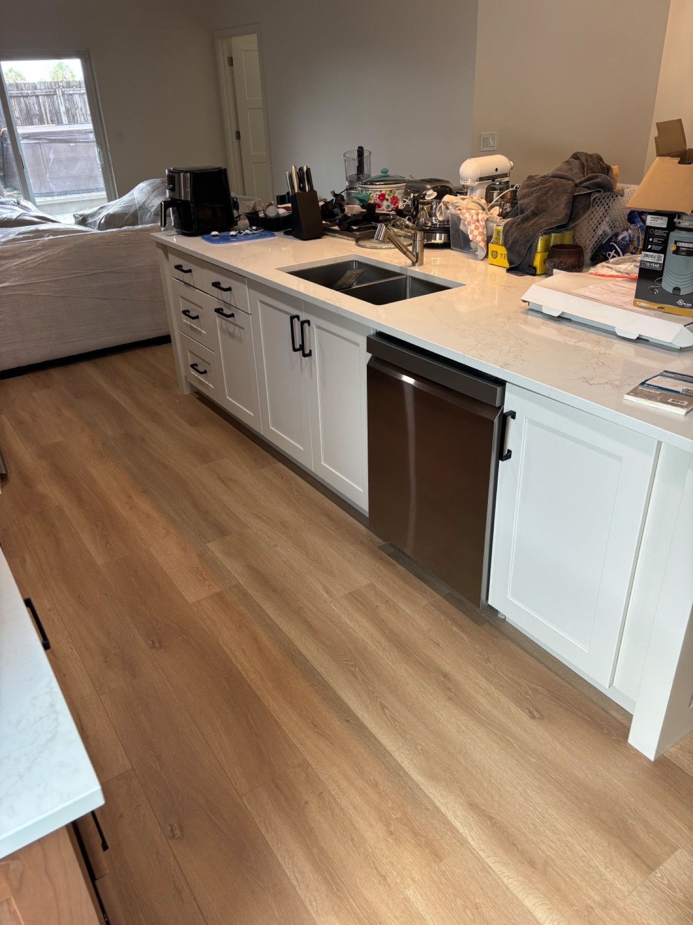 Bright finished kitchen